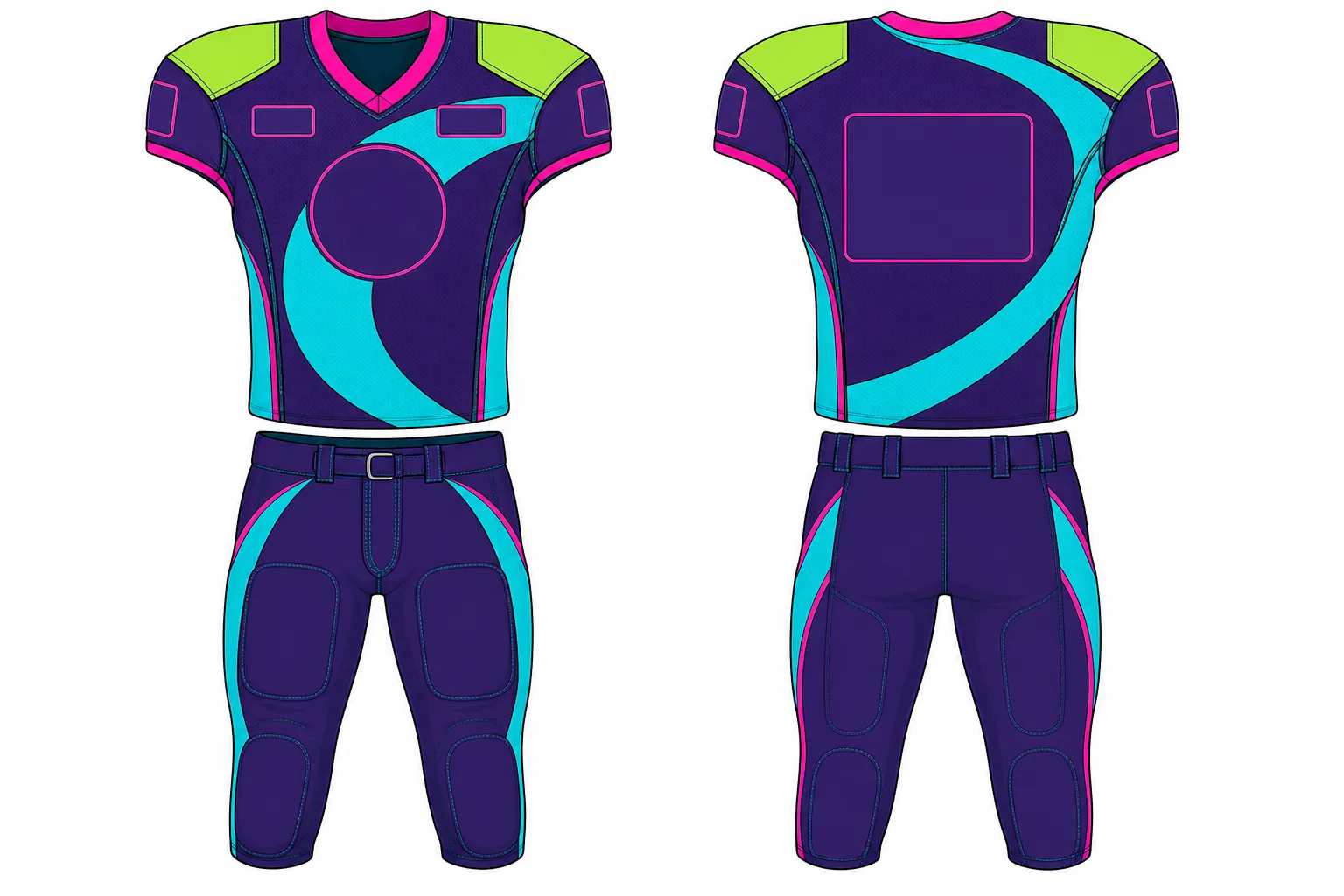 Eclipse Arc American Football kit design