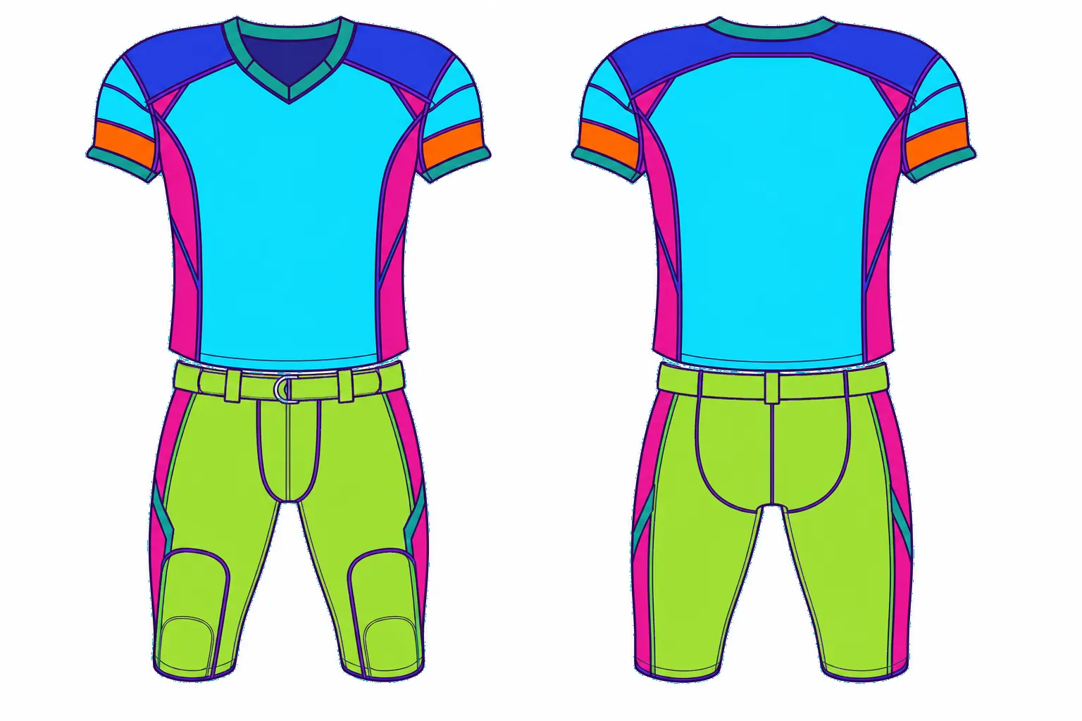Gridiron Strike American Football kit design