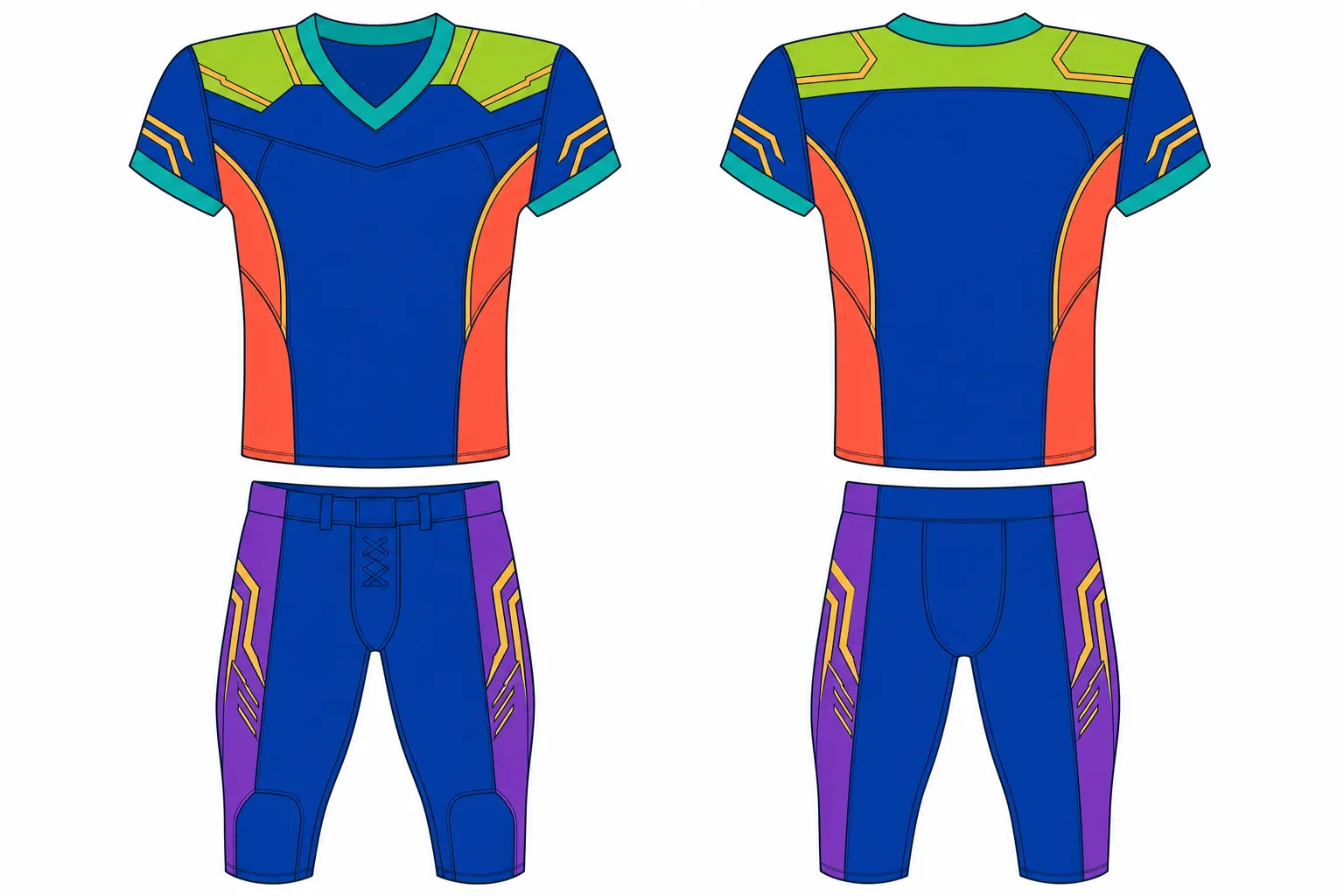 Gridiron Surge American Football kit design
