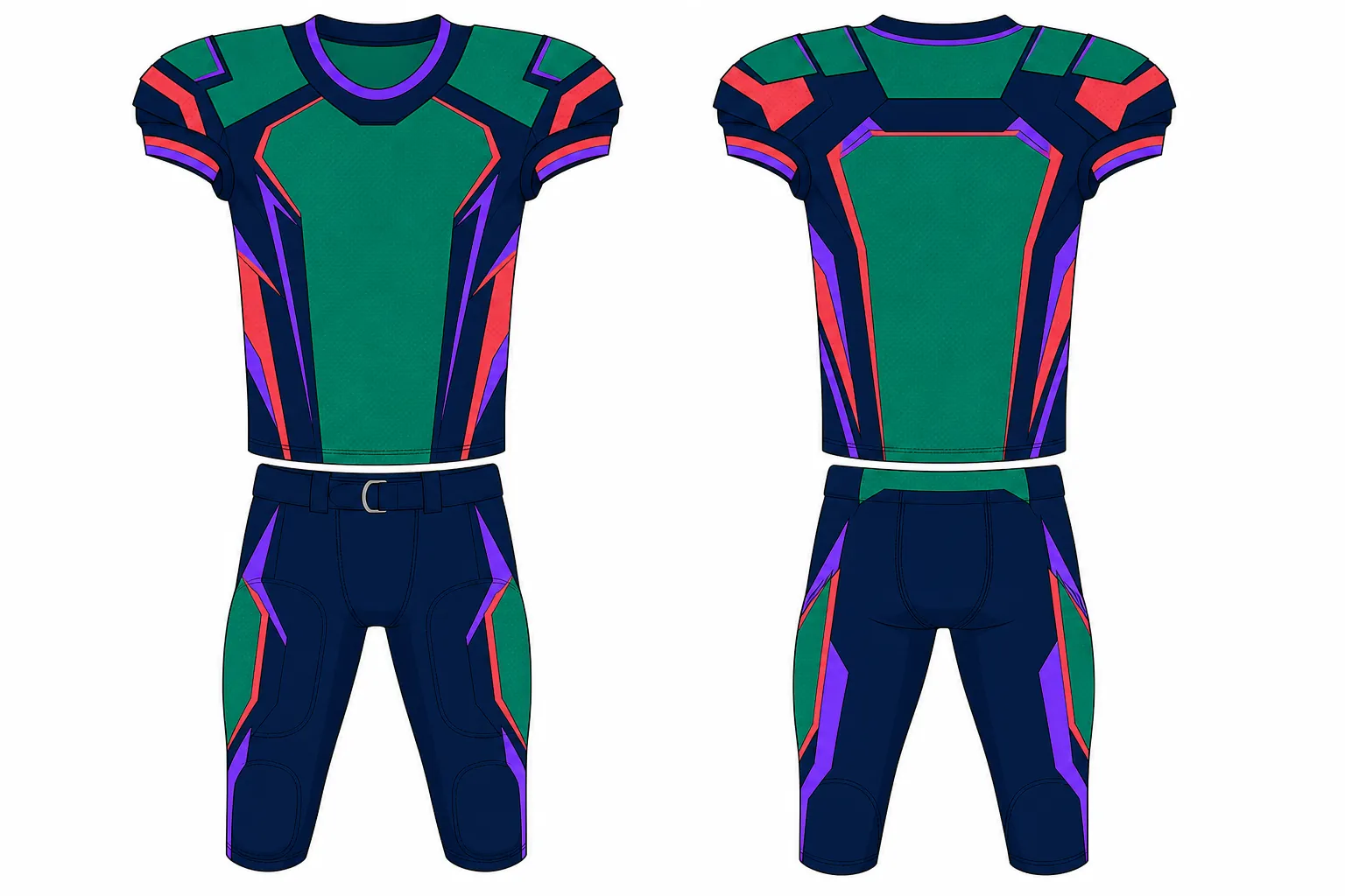 Prism Forge American Football kit design