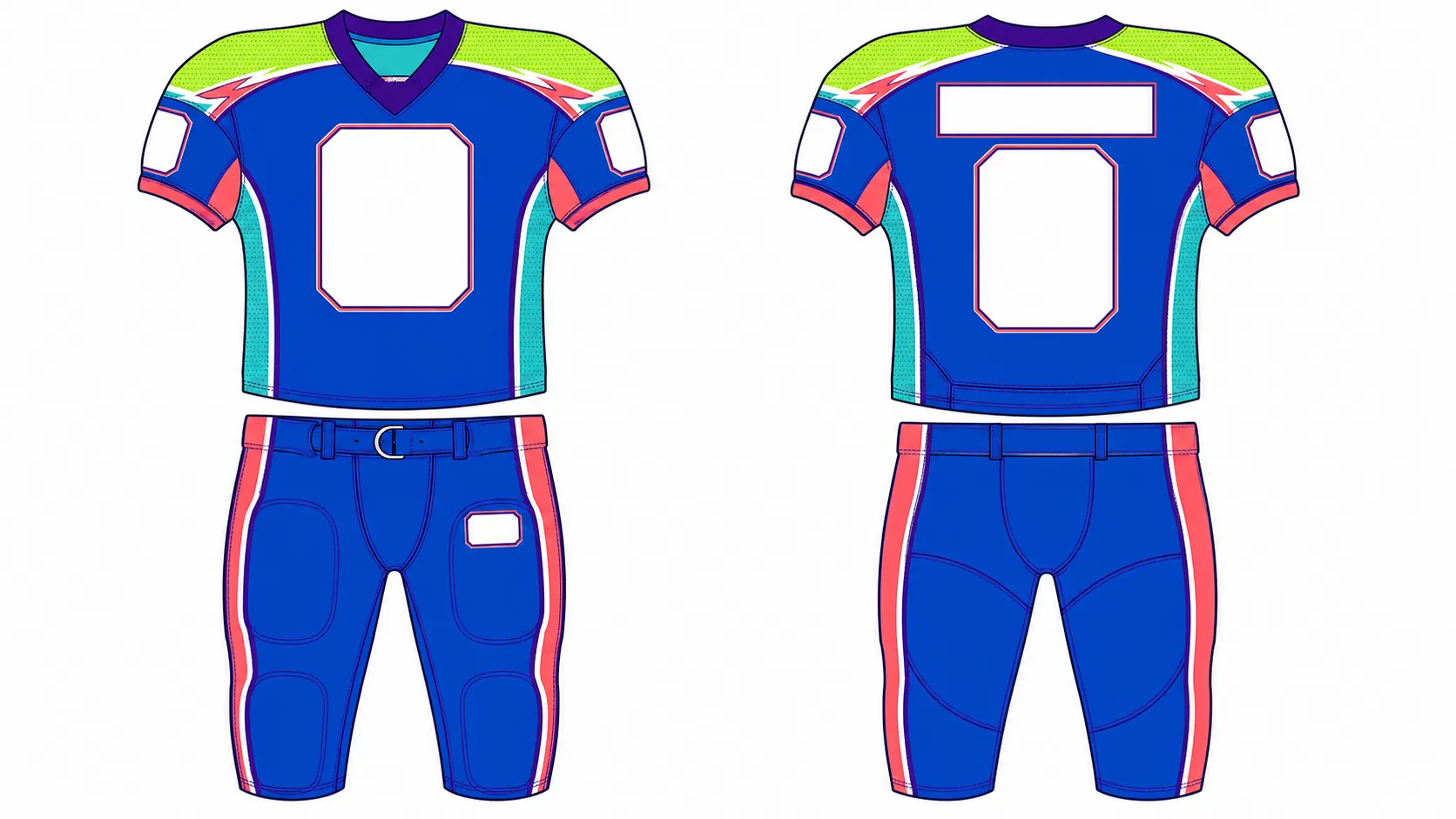 Raptor Surge American Football kit design
